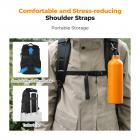 K&F Concept 22L kameraveske for fotografer Kameravesker med stor kapasitet med regntrekk, 15,6 tommers bærbar rom for kamera dronevesker Svart