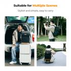 K&F Concept 22L kameraveske for fotografer Kameravesker med stor kapasitet med regntrekk, 15,6 tommers bærbar rom for kamera dronevesker Svart