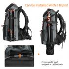 Outdoor Camera Backpack Large Photography Bag with Laptop Compartment Tripod Holder Waterproof Raincover Hiking Travel Professional DSLR Camera Backpack for Men Women Side Access