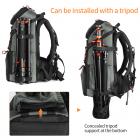 Outdoor Camera Backpack Large Photography Bag with Laptop Compartment Tripod Holder Waterproof Raincover Hiking Travel Professional DSLR Camera Backpack for Men Women Side Access