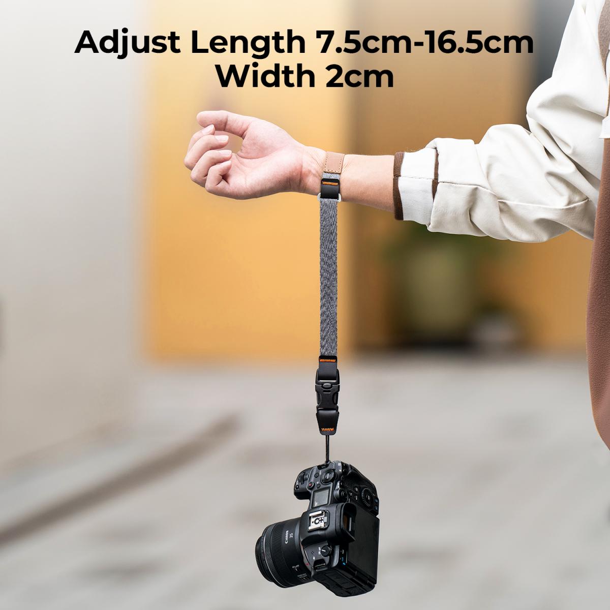 K&F Konsept Kamera Fotoğrafçılar için Bilek Kayışı, Sony Canon Nikon Fuji DSLR SLR Aynasız Kamera ile Uyumlu