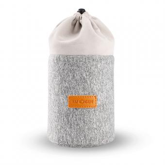 حقيبة عدسات الكاميرا ، حقيبة جراب عدسة واقية ، حقيبة حمل عدسات نيوبرين 2 في 1 متوافقة مع عدسات كاميرا بأحجام متعددة 10 * 18 سم