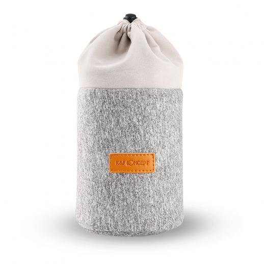 Kameran linssipussi, suojalinssipussi, 2-in-1 neopreenilinssin kantolaukku, joka on yhteensopiva useiden kokojen kanssa Kameralinssi 10 * 18cm