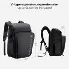 K&F Concept Camera Alpha Backpack Air 25L, Сумки для фотоаппаратов для фотографов большой емкости с дождевиком, серый