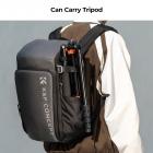 K&F Concept Camera Alpha Backpack Air 25L, Сумки для фотоаппаратов для фотографов большой емкости с дождевиком, серый