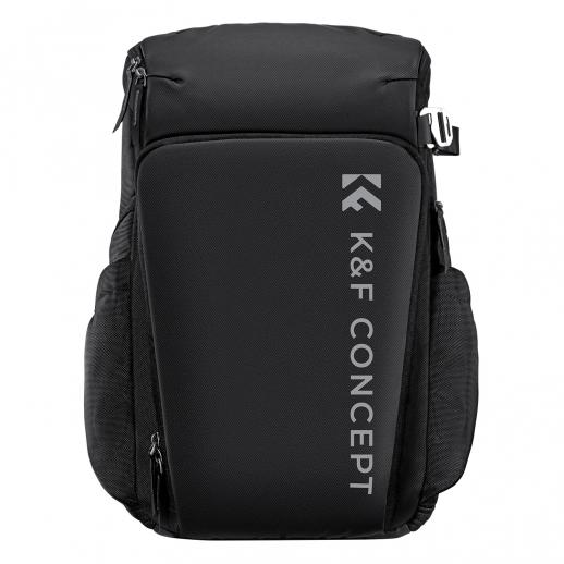K&F Concept 25L Zaino Fotografico, Borse Fotografiche per Fotografi di Grande Capacità con Parapioggia - Backpack Nature Wander 01（Nero）