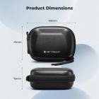 K&F CONCEPT Bæretaske Kompatibel med DJI Osmo Action 6/3/4/5 Pro, Bærbar Rejsetaske Holder Bæretaske Beskyttende Opbevaringstaske til Actionkamera