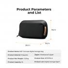 K&F Concept Digital Organizer Monipuolinen laukku matkapuhelimien, kaapeleiden, laturien, kuulokkeiden ja muiden henkilökohtaisten tavaroiden kätevään säilytykseen