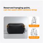 K&F Concept Digital Organizer Monipuolinen laukku matkapuhelimien, kaapeleiden, laturien, kuulokkeiden ja muiden henkilökohtaisten tavaroiden kätevään säilytykseen