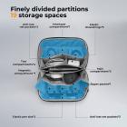 K&F Concept Digital Organizer Monipuolinen laukku matkapuhelimien, kaapeleiden, laturien, kuulokkeiden ja muiden henkilökohtaisten tavaroiden kätevään säilytykseen