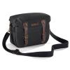 10L Borsa a tracolla per fotocamera, custodia per fotocamera vintage imbottita impermeabile con copertura antipolvere - Sling Bag Urban Wander 06 Grigio scuro