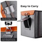 100 * 100mm neliömäinen suodatinpussi neliösuodatinpussi 3 linssisuodatinpussi + 1 suodattimen pidike, mikrokuitusisustus, harmaa, vain suodatinpidikejärjestelmä NANO-X pro -sarjalle