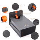 100 * 150mm neliömäinen suodatinpussi neliösuodatinpussi 3 linssisuodatinpussi + 1 suodattimen pidike, mikrokuitusisustus, harmaa, vain suodatinpidikejärjestelmä NANO-X pro -sarjalle