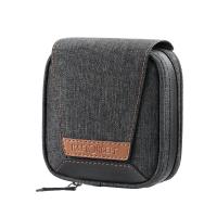 Custodia per filtro dell'obiettivo della fotocamera, custodia per il trasporto del filtro a 4 tasche, custodia per cintura, resistente all'acqua, antiurto e antipolvere per filtri da 37 mm a 95 mm