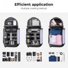 K&F Concept 10L Borsa a Tracolla per Fotocamera impermeabile, Zaino Fotografico Piccolo Casual Antifurto Compatibile con DSLR SLR Mirrorless macchina fotografica - Sling Bag Urban Wander 02 Nero