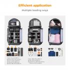 10L Borse a tracolla per Fotocamera impermeabile, Zaino Fotografico Piccolo Casual Antifurto Compatibile - Sling Bag Urban Wander 02 Grigio