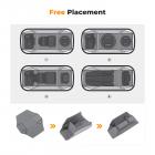 K&F Concept Alpha Camera Sling Bag 10L valokuvausolkalaukku, yhteensopiva Canonin / Nikonin / Sonyn kameroiden / DJI Mavic -droneiden kanssa