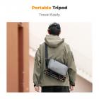 K&F Concept Alpha Camera Sling Bag 10L valokuvausolkalaukku, yhteensopiva Canonin / Nikonin / Sonyn kameroiden / DJI Mavic -droneiden kanssa