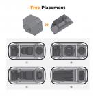 K&F Concept 10L Borsa a Tracolla per Fotocamera, impermeabile Borsa per Fotocamera a Spalla Singola Zaino Fotografico Piccolo Casual Borsa Fotocamera Compatibile con macchina fotografica SLR DSLR - Sling Bag Urban Wander 01 Nero