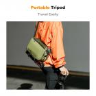 K&F Concept Alpha -kameran olkalaukku 10L, yhteensopiva Canon / Nikon / Sony -kameroiden / DJI Mavic -droneiden kanssa - olkalaukku 10L Urban Wander 01 (vihreä)