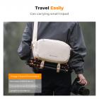 K&F Concept 10L Borsa a Tracolla per Fotocamera, impermeabile Borsa per Fotocamera a Spalla Singola Zaino Fotografico Piccolo Casual Borsa Fotocamera Compatibile con macchina fotografica SLR DSLR  - Sling Bag Urban Wander 01 Beige