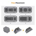 K&F Concept 10L Borsa a Tracolla per Fotocamera, impermeabile Borsa per Fotocamera a Spalla Singola Zaino Fotografico Piccolo Casual Borsa Fotocamera Compatibile con macchina fotografica SLR DSLR - Sling Bag Urban Wander 01 Grigio Scuro