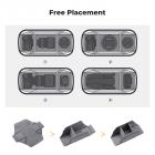 K&F Concept 10L Borsa a Tracolla per Fotocamera, impermeabile Borsa per Fotocamera a Spalla Singola Zaino Fotografico Piccolo Casual Borsa Fotocamera Compatibile con macchina fotografica SLR DSLR - Sling Bag Urban Wander 01 Rosso