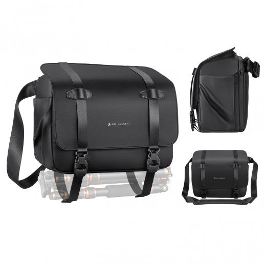 10L Camera Sling Bag Borsa a tracolla fotografica compatibile con droni Canon / Nikon / Sony Camars / DJI Mavic - Sling Bag Urban Wander 10 Nero