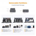 10L Camera Sling Bag Borsa a tracolla fotografica compatibile con droni Canon / Nikon / Sony Camars / DJI Mavic - Sling Bag Urban Wander 10 Nero