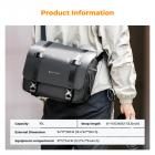10L Camera Sling Bag Borsa a tracolla fotografica compatibile con droni Canon / Nikon / Sony Camars / DJI Mavic - Sling Bag Urban Wander 10 Nero