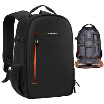 K&F Concept Zaino per Fotografica, Zaini per Macchina Fotografica impermeabile Leggero e Compatto Borsa per Fotocamera per DSLR SLR