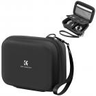 K&F Concept Custodia per fotocamere compatte, Borsa per macchina fotografica reflex digitale impermeabile Guscio rigido antiurto protettiva piccola con 2 cinturino - Sling Bag Urban Wander 07 Nero