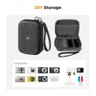 K&F Concept -digikamerakotelo, vedenpitävä ja suojaava pieni kameralaukku, kevyt kameralaukku, jossa kaksi kantotapaa - Sling Bag 1L Urban Wander 07 (harmaa)