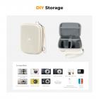 K&F Concept Digital Camera Case, wodoodporna i ochronna mała torba na aparat, lekka torba na ramię z 2 sposobami noszenia, kolor beżowy