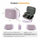 K&F Concept Digitalkameraväska Vattentät & Skyddande Liten Kameraväska Lätt Kameraaxelväska med 2 Bärvägar - Axelväska 1L Urban Wander 07 (Lila)