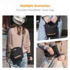K&F Concept Camera Sling Bag Mała torba na aparat Lekka torba typu crossbody z wewnętrzną podszewką zapewniająca ochronę i wszechstronność, czarna