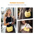 K&F Concept Camera Sling Bag – Kleine, Lichtgewicht Crossbody Cameratas voor Bescherming en Vielzijdigheid, Geel