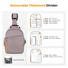 K&F Concept Borsa Fotografica, Zaino compatto di piccole Custodia per Macchine fotografica Reflex Compatta Videocamera impermeabile con tracolla regolabile e allargabile - Urban Wander 08 (Rosa intenso)