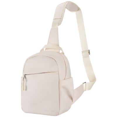 K&F Concept litet slingkamerafodral, axelremkamerafodral, DSLR/SLR/ötigt kompakt axelrem fotofodral för fotografer - slingfodral 5 L Urban Wander 05 (beige)