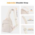 Kameralaukku Pieni Kamera Olkalaukku DSLR/SLR/Peilitön Kamera Kompakti Laukku Valokuvauslaukut 5L - Urban Wander 08 (Beige)