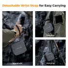 Borsa per filtri per obiettivi a 10 tasche in guscio duro fino a 95 mm, impermeabile, durevole, portatile, custodia per filtri per fotocamera per viaggi e fotografia, taglia L