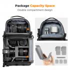 K&F Concept 10L Zaino Fotografico, Borsa a Tracolla per Fotocamera Monospalla Impermeabile, Zaino Fotografico Piccolo Casual Antifurto Compatibile con DSLR SLR Mirrorless macchina fotografica