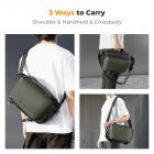 12L Alpha Camera Sling Bag Borsa a tracolla fotografica, compatibile con droni Canon / Nikon / Sony Camars / DJI Mavic - Sling Bag Urban Wander 01 Verde Scuro
