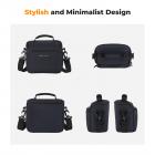 K&F Concept Camera Sling Bag Small Crossbody Camera Case DSLR/SLR/Cute Compact Shoulder Photography Tasker til fotografer Deep Blue