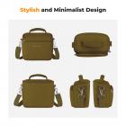 K&F Concept Camera Sling Bag 5L - Kleine Crossbody Cameratas voor DSLR/SLR en Compacte Camera's | Urban Wander 05 (Khaki)