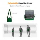 K&F Concept Borsa per fotocamera, piccola borsa a tracolla singola Crossbody Custodia con cinghia regolabile compatte Borse per macchina fotografia DSLR/SLR/Mirrorless - Sling Bag Urban Wander 05 (Verde)