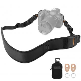 K&F Concept kamerahalsstropp for fotografer, justerbar nylonkamerastropp kompatibel med Sony Canon Nikon Fuji DSLR speilreflekskamera speilløst kamera