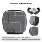 10 lommer hård skal objektivfilterpose op til 82 mm, vandtæt, holdbar, bærbar, kamerafilterpose, bæretaske til rejser og fotografering, størrelse S