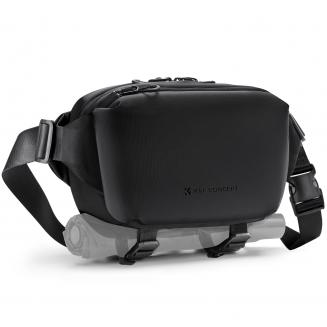 4L Alpha Camera Sling Bag Borsa a tracolla fotografica, compatibile con droni Canon / Nikon / Sony Camars / DJI Mavic - Sling Bag Urban Wander 01 Nero