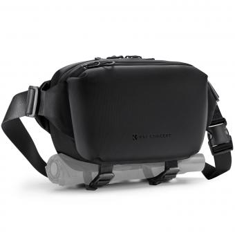 K&F Concept Bolsa Cámara Réflex 4L – Bandolera Compacta Alpha para Drones y Cámaras Canon Nikon Sony – Urban Wander 12 Negro